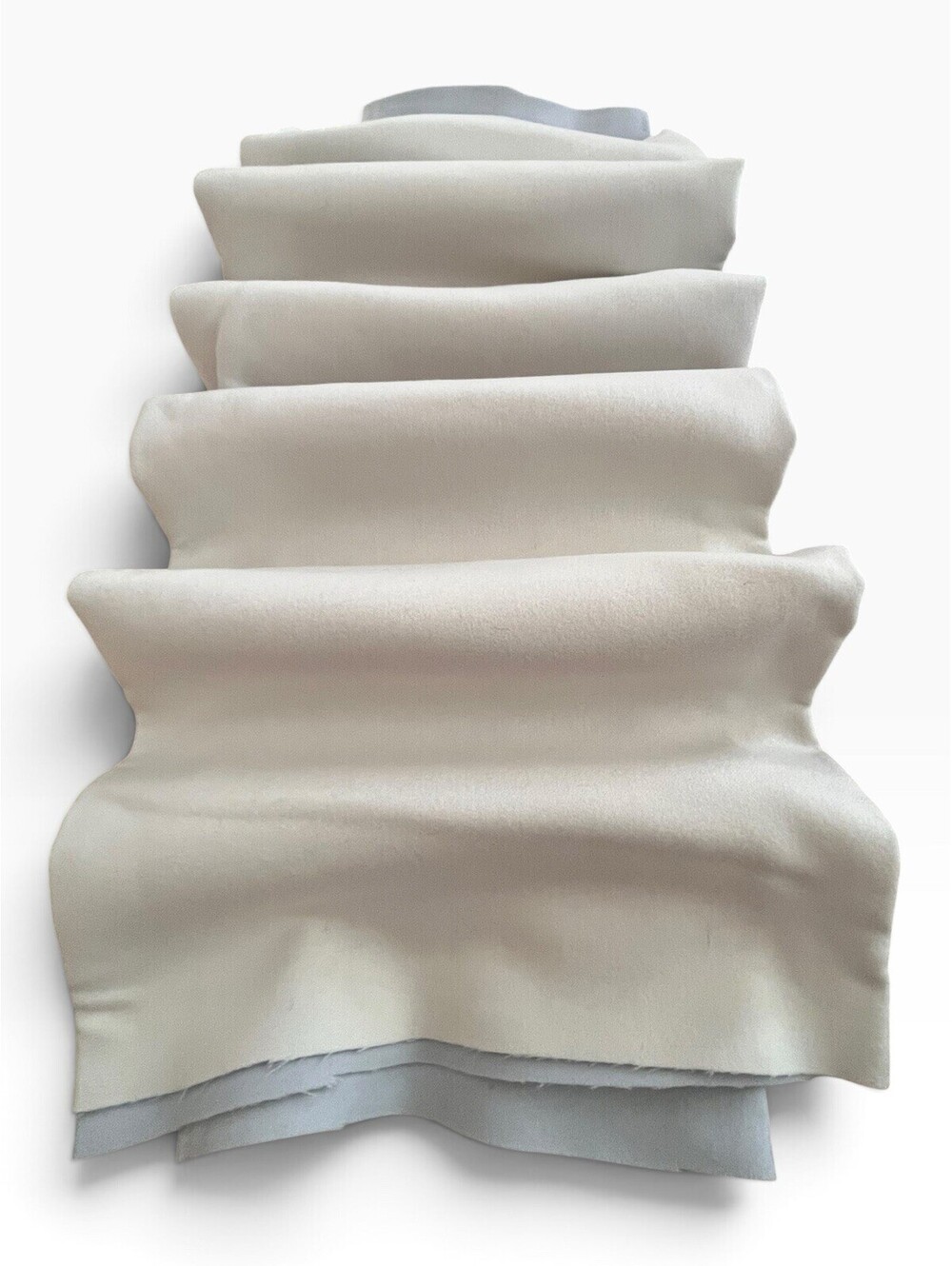 Holland Sherry Trafton 100% Cashmere Fabric Cream Off White 1 Yard Remnant 58"W